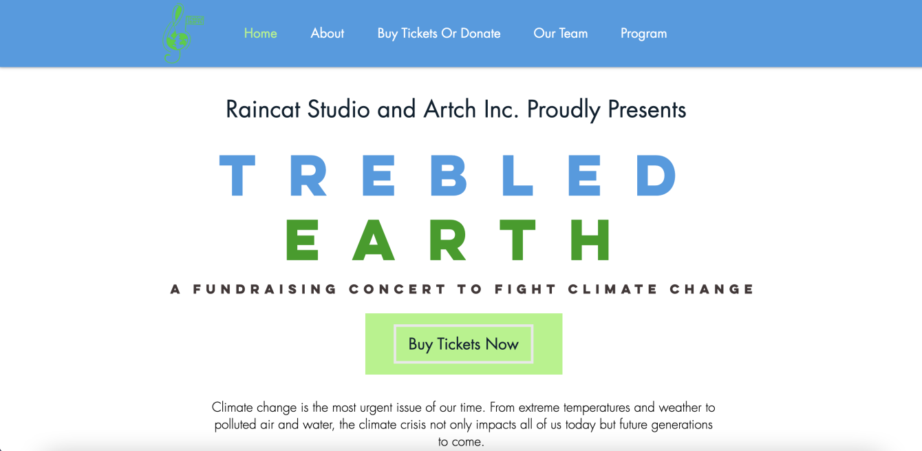 Homepage of Trebled Earth